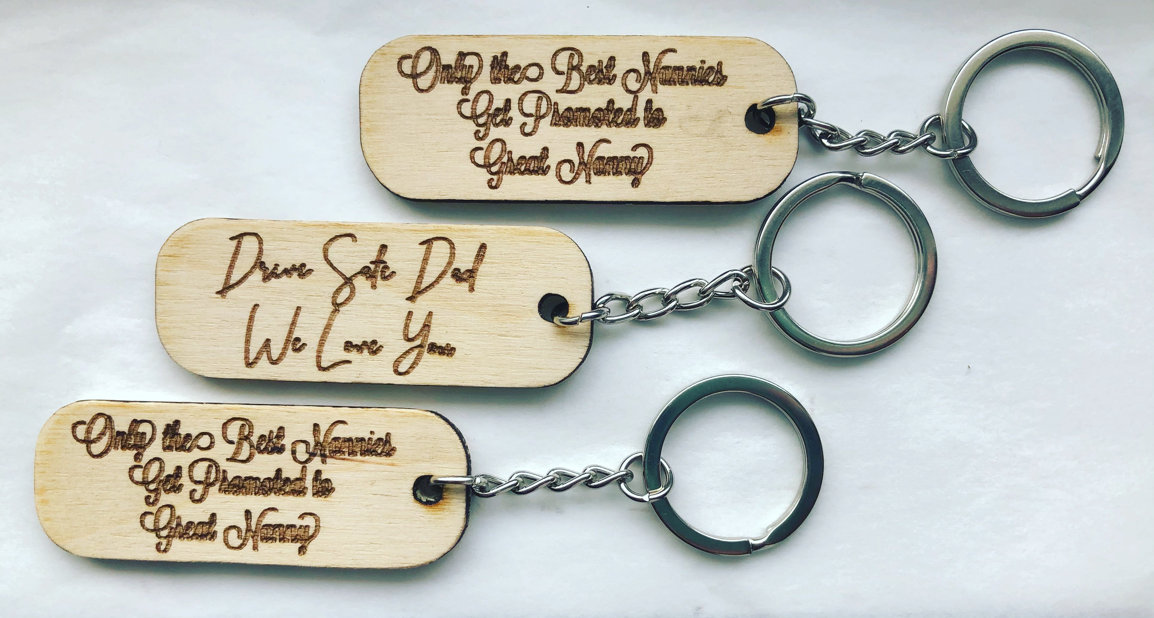 Double Sided Keychains